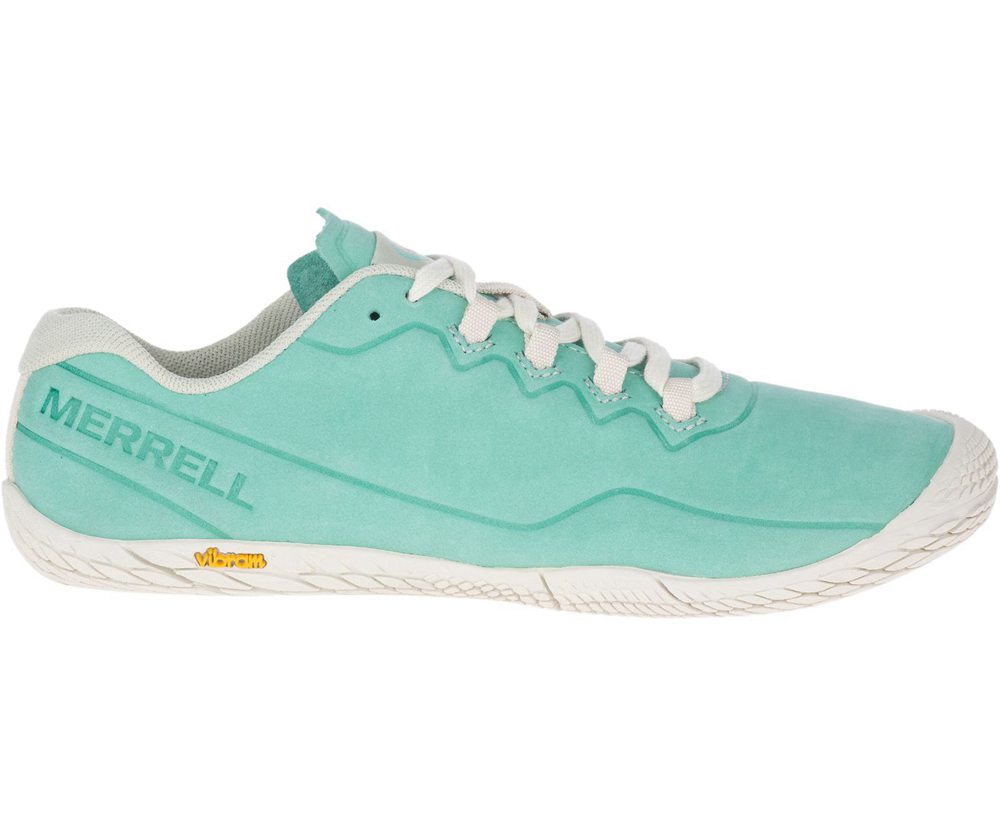 Buty Sportowe Merrell Damskie Mięta - Vapor Glove 3 Luna Skórzane - 352178-NHT